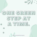 One Green Step at a time - Peanut and Pickle