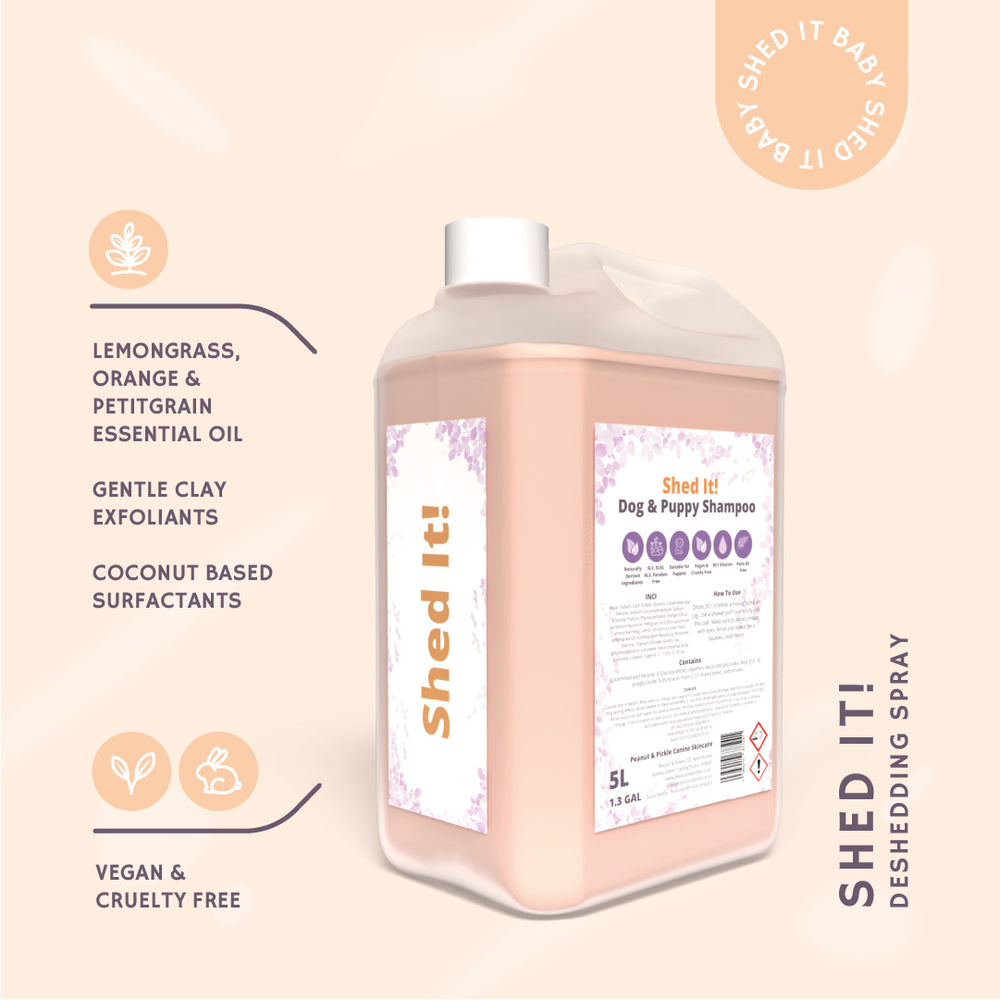 Shed It | Dog & Puppy Deshedding Shampoo | 5L
