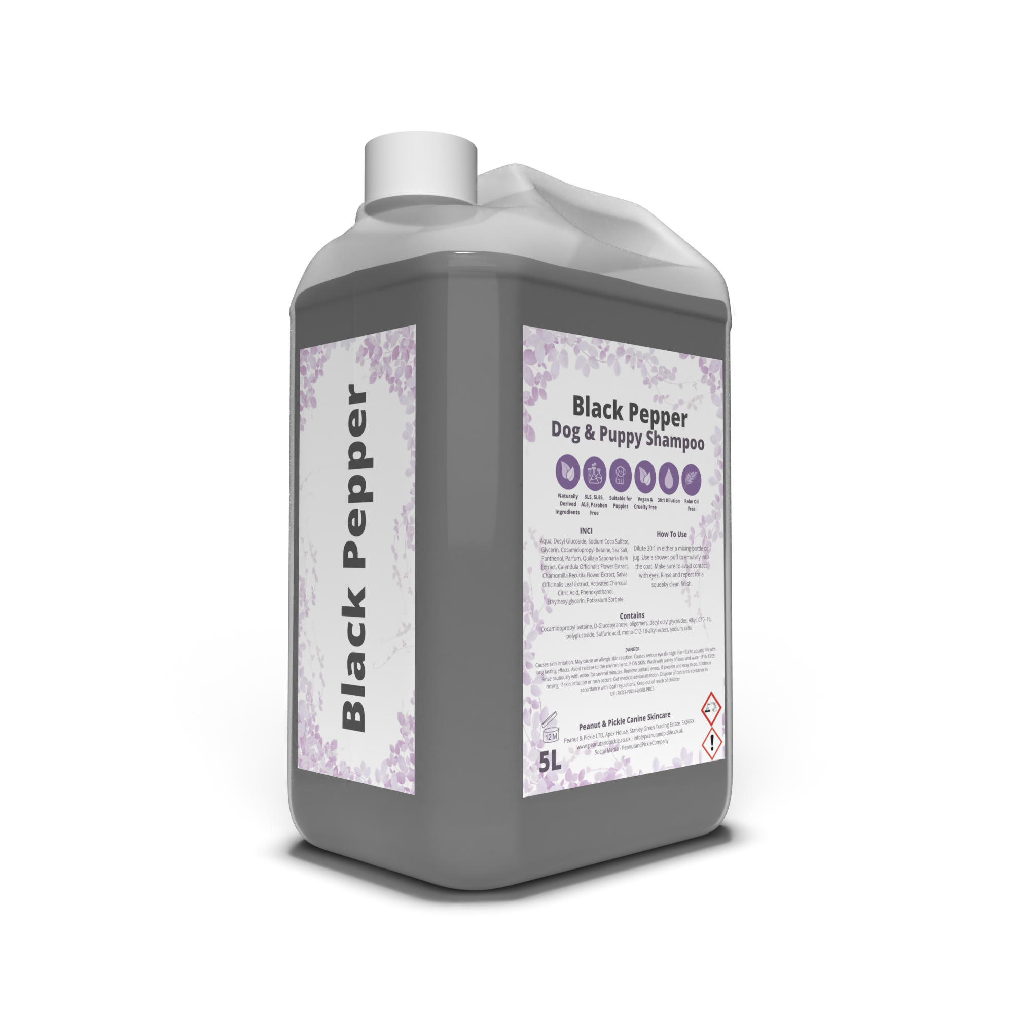 Black 2024 dog shampoo