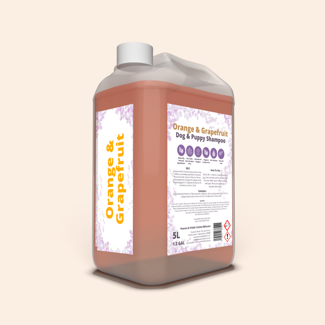 Orange &amp; Grapefruit | Dog &amp; Puppy Shampoo | 5L