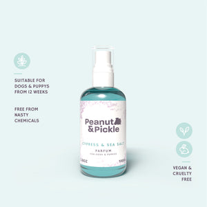 Cypress & Sea Salt | Dog & Puppy Perfume | 100ml