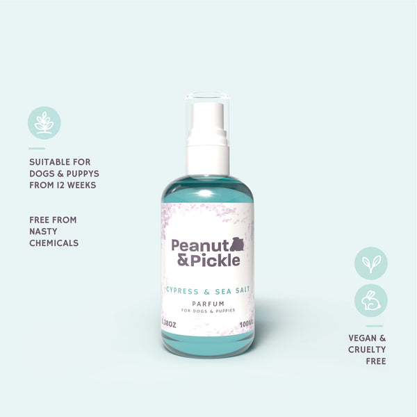 Cypress & Sea Salt | Dog & Puppy Perfume | 100ml