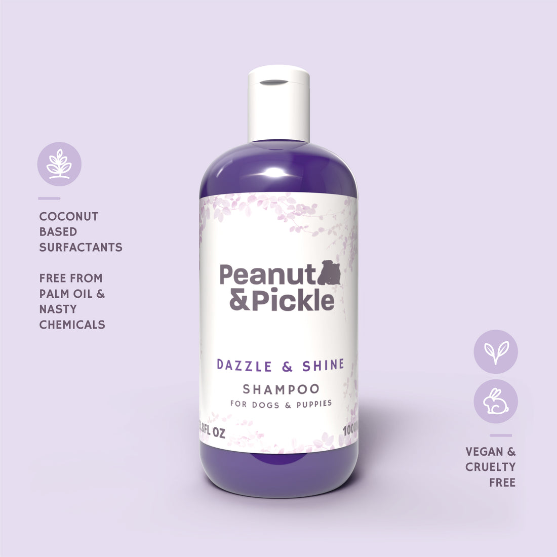 Dazzle &amp; Shine | Dog &amp; Puppy Purple Shampoo | 1L