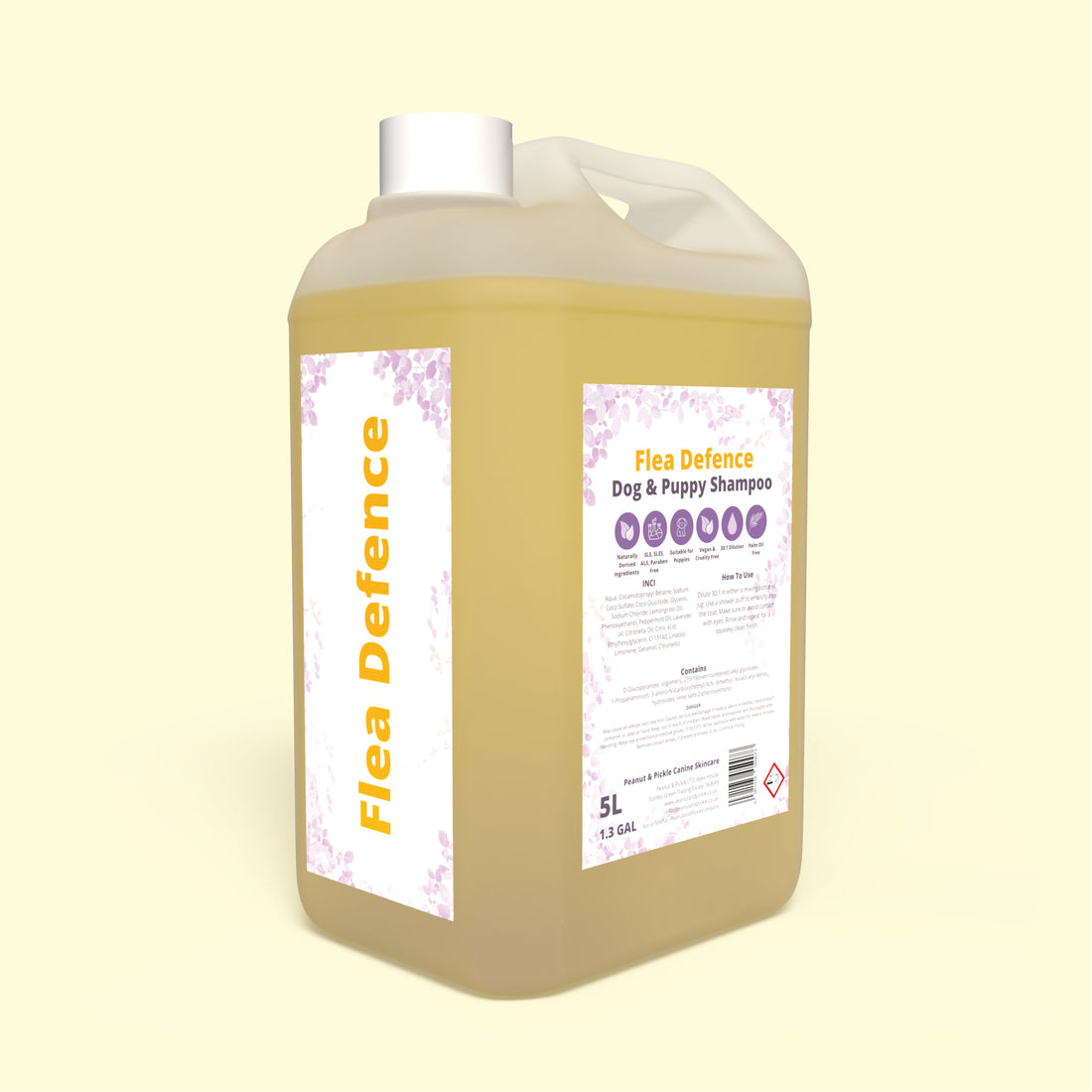 Flea Defence | Dog &amp; Puppy Shampoo | 5L