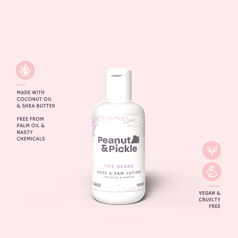 Toe beans nose and paw lotion. Suitable for dogs and puppies.