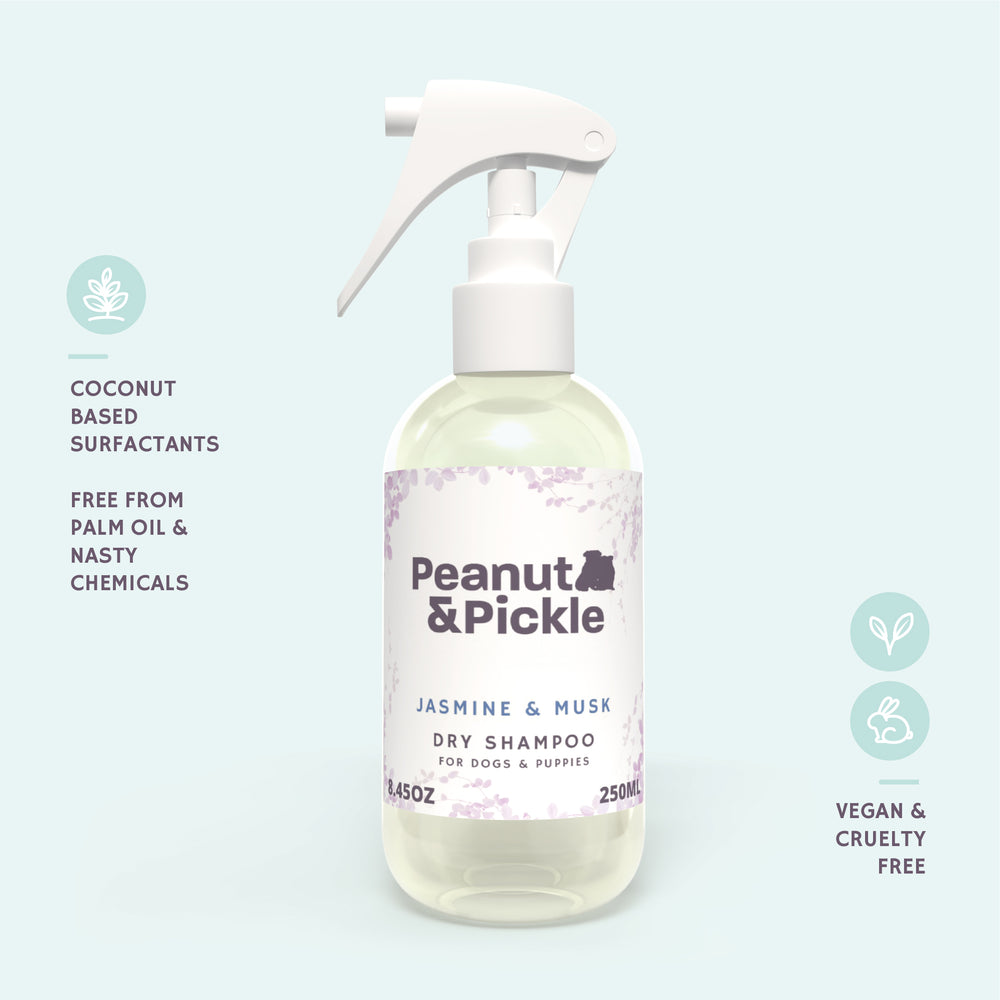 Jasmine & Musk | Dog & Puppy Dry Shampoo | 250ml