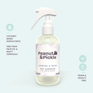 Jasmine & Musk | Dog & Puppy Dry Shampoo | 250ml