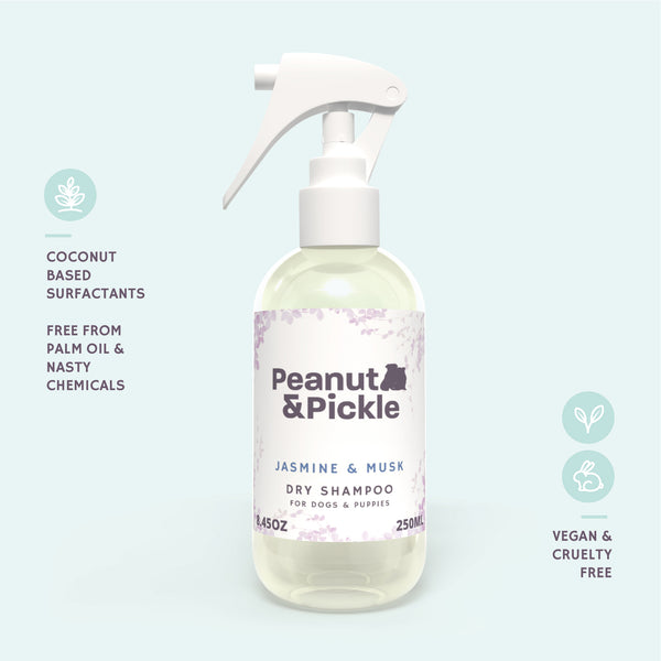 Jasmine & Musk | Dog & Puppy Dry Shampoo | 250ml