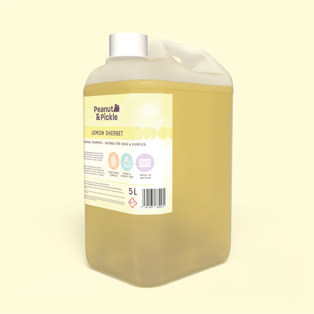 Lemon Sherbet  | Professional Dog &amp; Puppy Shampoo | 5L