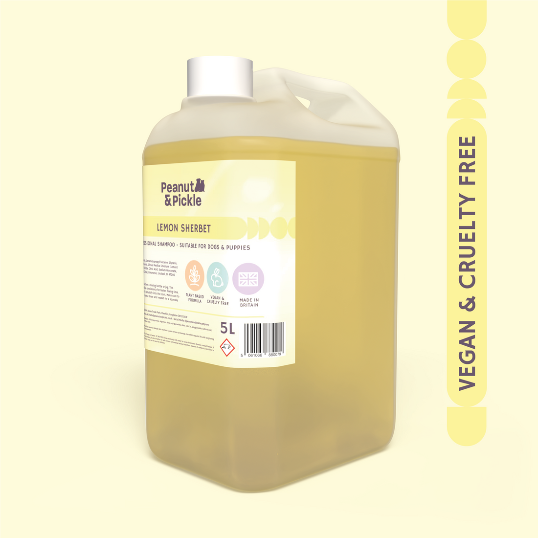 Lemon Sherbet  | Professional Dog &amp; Puppy Shampoo | 5L (PREORDER)