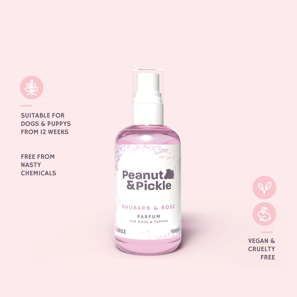 Rhubarb & Rose | Dog & Puppy Perfume | 100ml