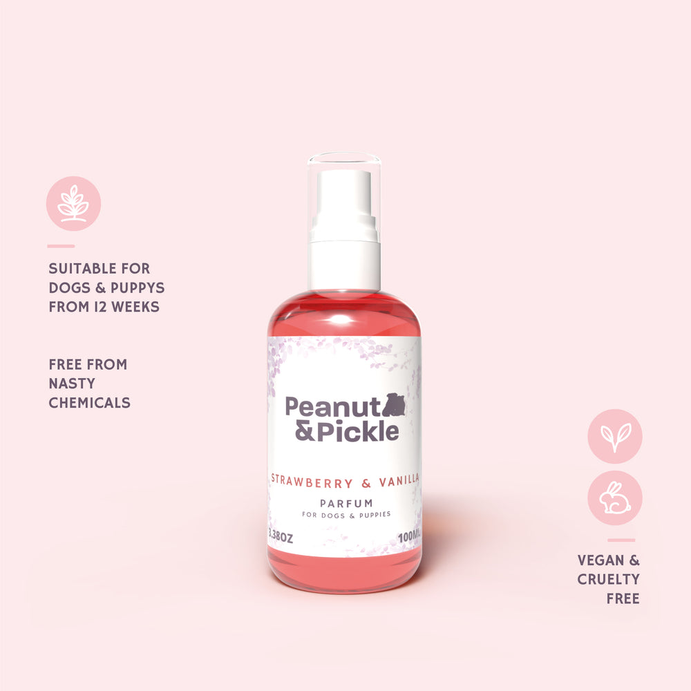 Strawberry & Vanilla | Dog & Puppy Perfume | 100ml