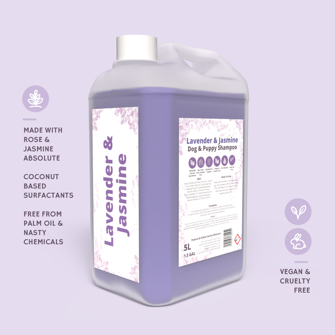 Lavender &amp; Jasmine | Sensitive Shampoo | 5L