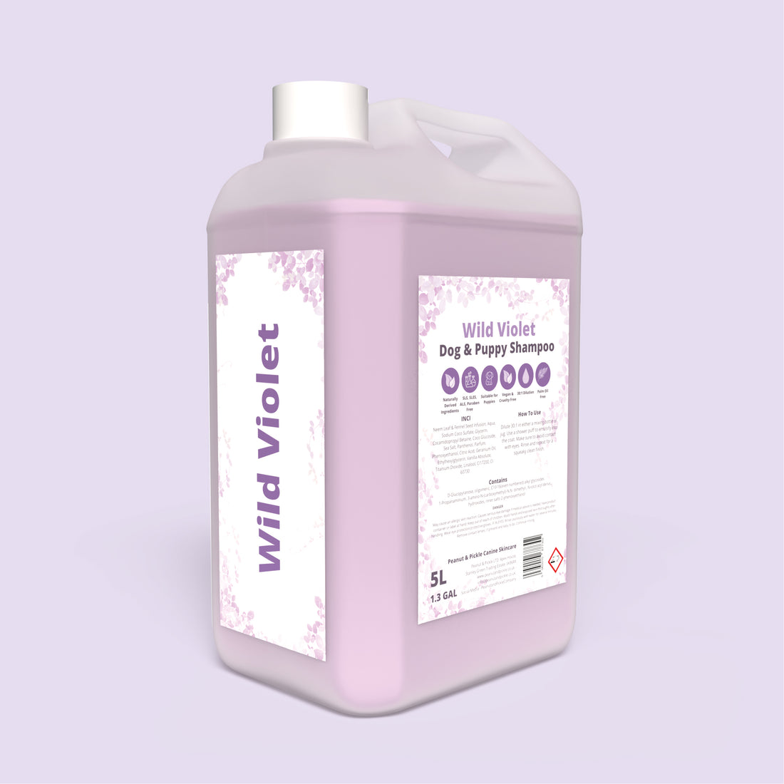 Wild Violet | Dog &amp; Puppy Shampoo | 5L